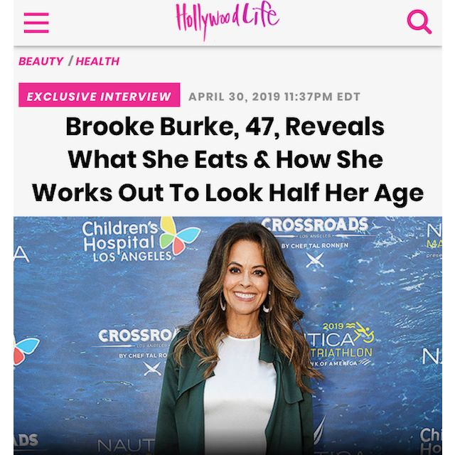 Brooke Burke, Reveals What She Eats & How She Works Out To Look Half Her Age