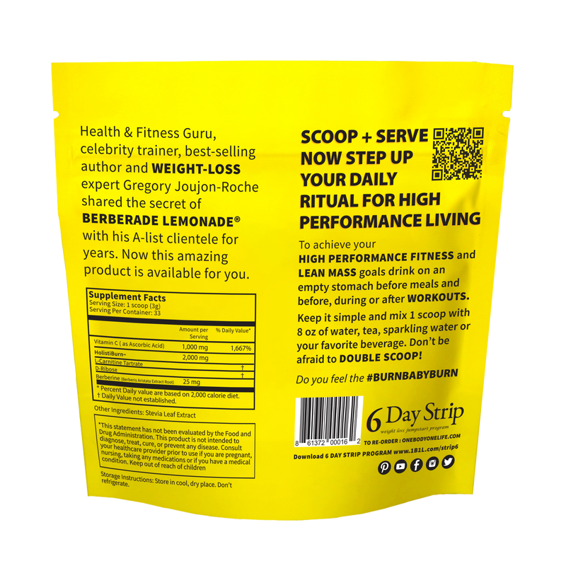 BERBERADE LEMONADE (WITH BERBERINE)