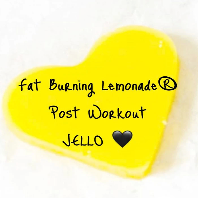 Fat Burning Lemonade® Post Workout Jello Treats
