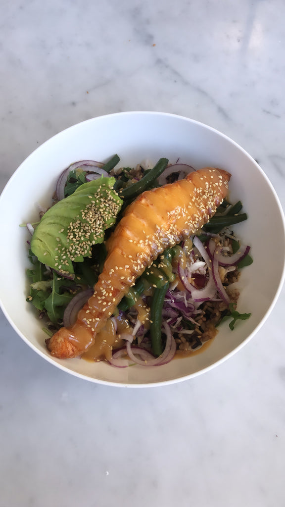 Miso Salmon Bowl (cleanse friendly)