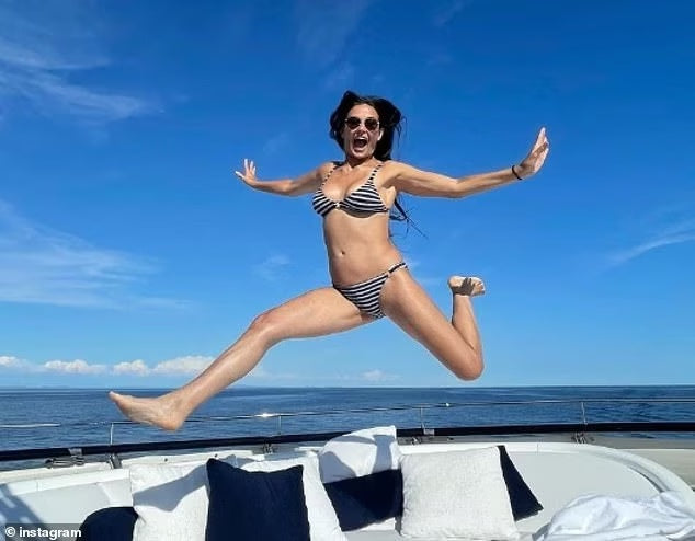 Demi Moore's strict diet and fitness regimen as she shows off and flaunts her fab figure in a bikini snap