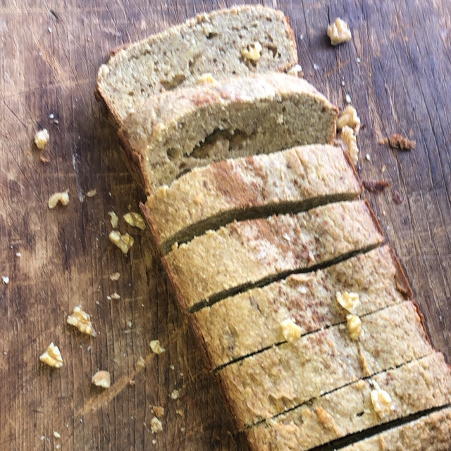 Our gluten free banana bread will be a hit the kitchen to pass the time.