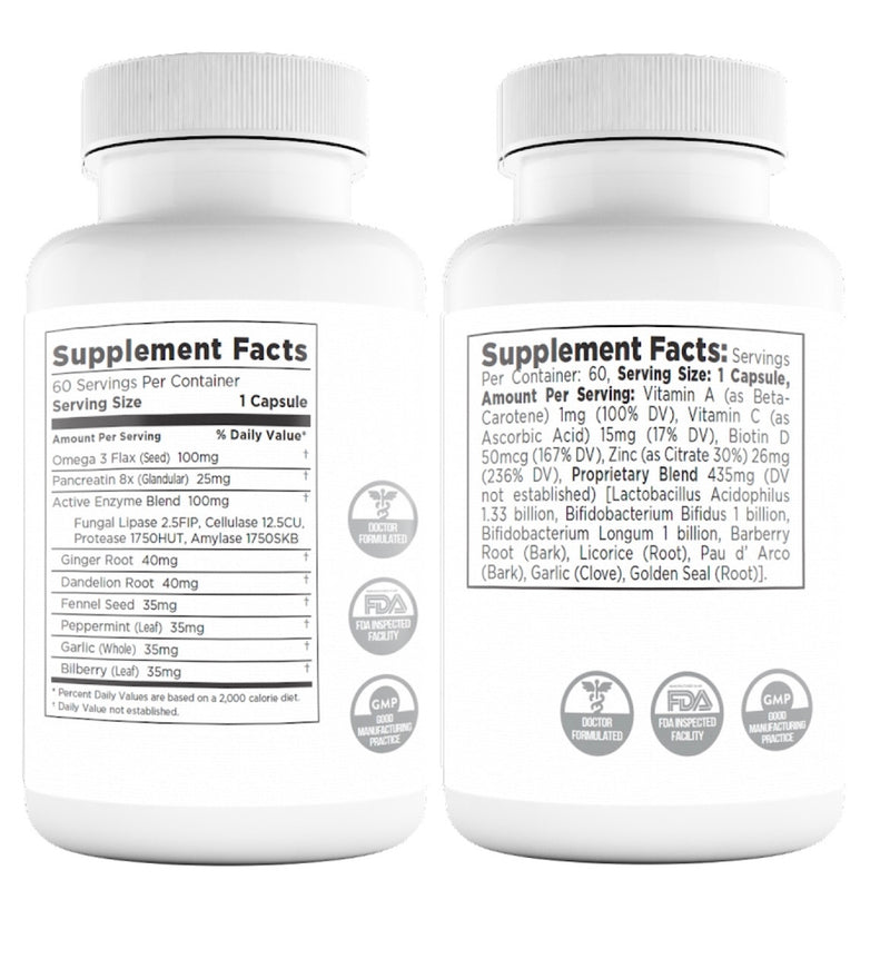 Probiotic and Digestive Enzyme Bundle for Gut health